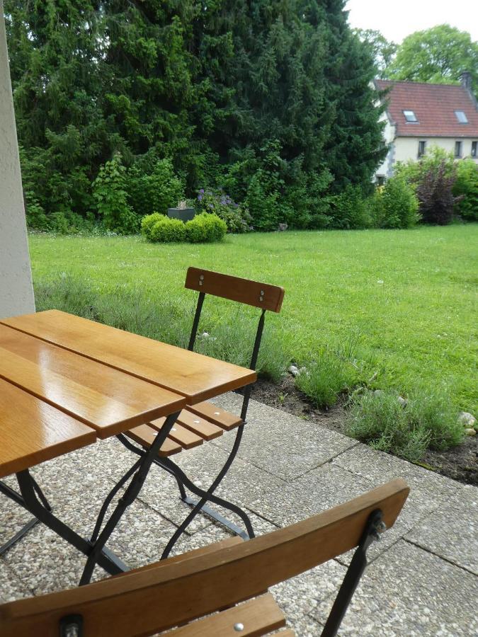 Ferienwohnung Am Hirschpark Bad Pyrmont Esterno foto